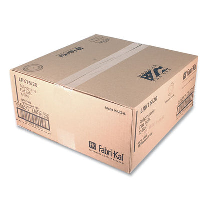 Rk Cup Lids, Fits 16 Oz To 20 Oz Cold Cups, Plastic, Translucent, 1,000/carton