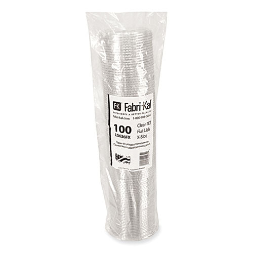 Greenware Cold Drink Lids, X-slot, Fits 12 Oz To 20 Oz Cold Cup, Plastic, Clear, 1,000/carton