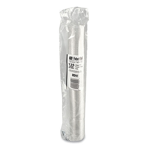 Portion Cup Lids, Fits 0.75 Oz To 1 Oz Portion Cups, Plastic, Clear, 2,500/carton