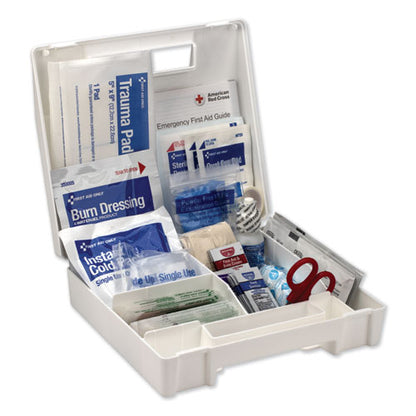 First Aid Kit For 25 People, 89 Pieces, Plastic Case