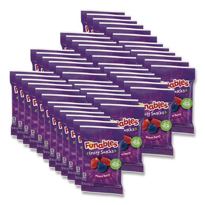 Funables Fruity Snacks, Mixed Berry, 2.5 Oz Bag, 48/carton