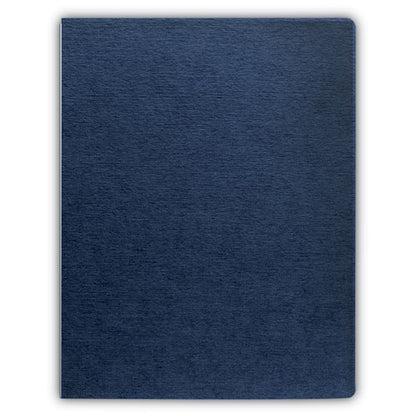 Expressions Linen Texture Presentation Covers For Binding Systems, Paper, Round Corners, 11.25 X 8.75, Navy, 200/pack