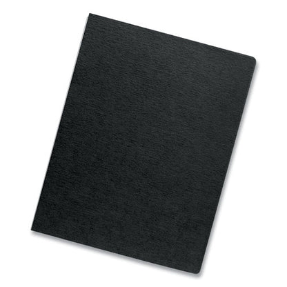 Expressions Linen Texture Presentation Covers For Binding Systems, Paper, Round Corners, 11.25 X 8.75, Black, 200/pack