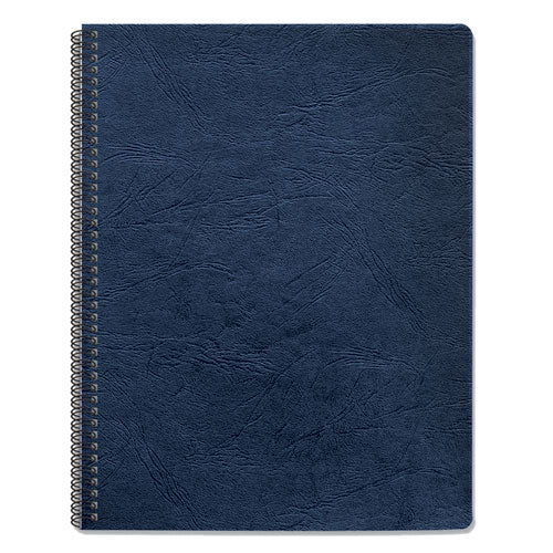 Expressions Classic Grain Texture Presentation Covers For Binding Systems, Paper, Round Corners, 11.25 X 8.75, Navy, 200/pack
