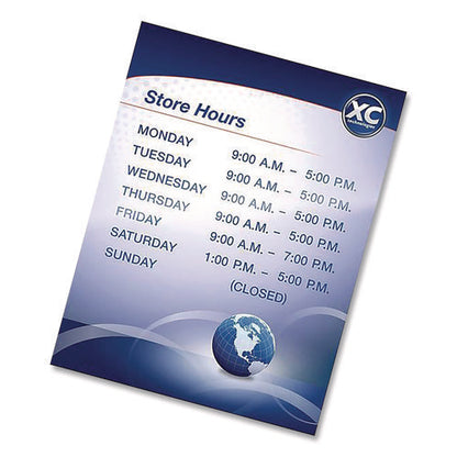 Self-adhesive Laminating Sheets, 3 Mil, 9.25 X 12, Glossy Clear, 10/pack