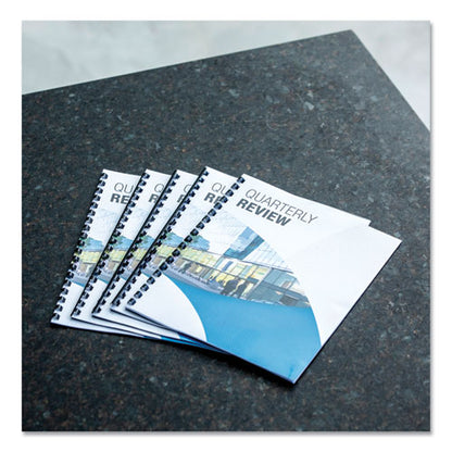 Crystals Transparent Presentation Covers For Binding Systems, Plastic, Round Corners, 11.25 X 8.75, Gloss Clear, 25/pack