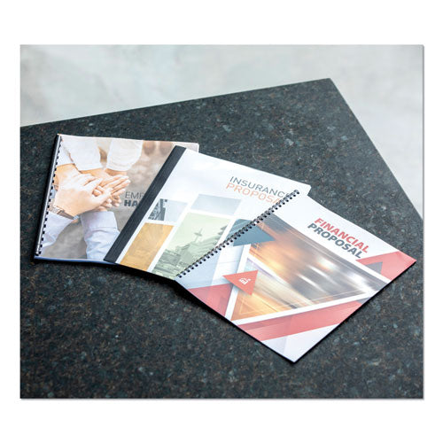 Wire Bindings For 11 X 8.5 Documents, 32 Rings, 0.25" (35-sheet) Capacity, Black, 25/pack