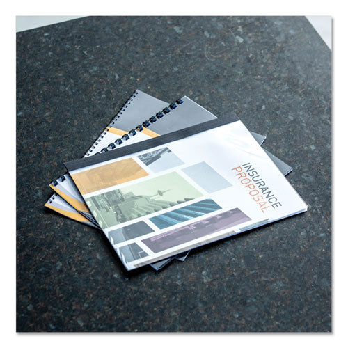 Wire Bindings For 11 X 8.5 Documents, 32 Rings, 0.38" (80-sheet) Capacity, Black, 25/pack