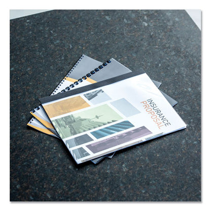 Wire Bindings For 11 X 8.5 Documents, 32 Rings, 0.31" (50-sheet) Capacity, Black, 25/pack