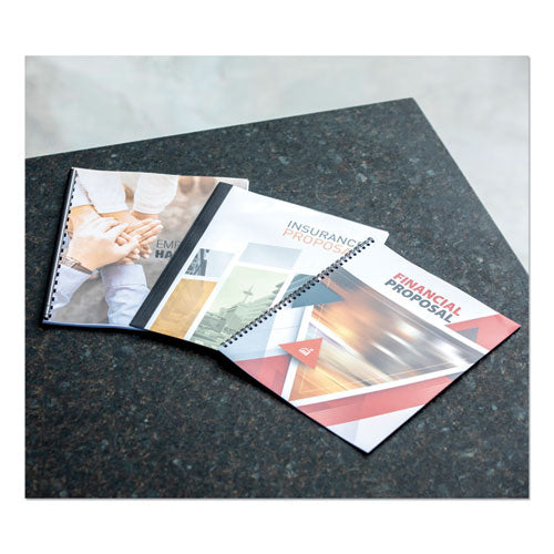 Wire Bindings For 11 X 8.5 Documents, 32 Rings, 0.5" (100-sheet) Capacity, Black, 25/pack