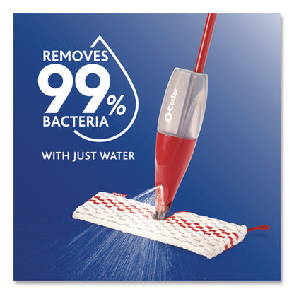 Promist Max Refill, Microfiber, Custom Size For Promist Mop System, Red/white/gray
