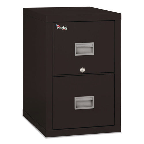 Patriot By Fireking Insulated Fire File, 1-hour Fire Protection, 2 Legal/letter File Drawers, Black, 17.75" X 25" X 27.75"