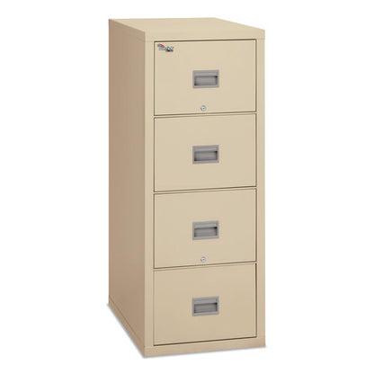 Patriot By Fireking Insulated Fire File, 1-hour Fire Protection, 4 Letter-size File Drawers, Parchment, 17.75 X 31.63 X 52.75