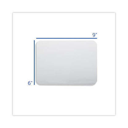 Dry Erase Board, 9" X 6", White Surface, 24/pack