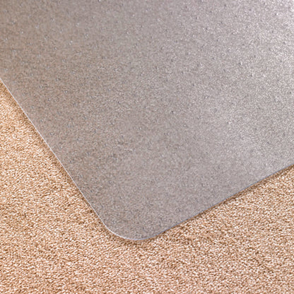 Cleartex Advantagemat Phthalate Free Pvc Chair Mat For Low Pile Carpets, 45" W X 53" L, Clear