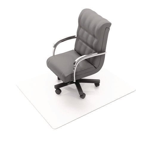 Cleartex Advantagemat Phthalate Free Pvc Chair Mat For Low Pile Carpets, 45" W X 53" L, Clear