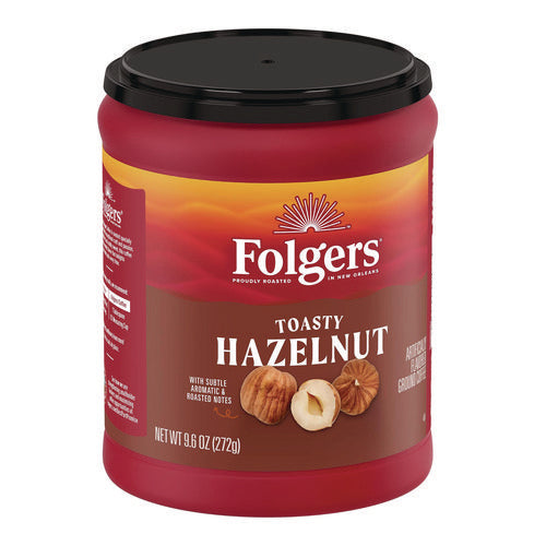 Toasty Hazelnut Ground Coffee, 9.6 Oz Can
