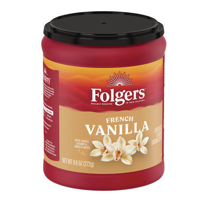 French Vanilla Ground Coffee, 9.6 Oz Can