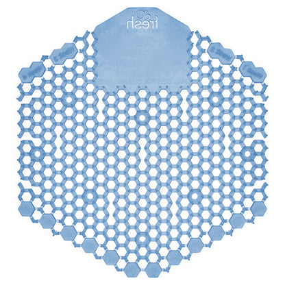 Wave 3d Urinal Deodorizer, Cotton Blossom Scent, Blue, 10/box