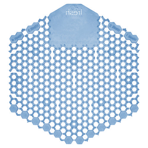 Wave 3d Urinal Deodorizer, Cotton Blossom Scent, Blue, 10/box, 6 Boxes/carton