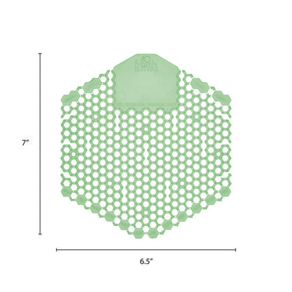 Wave 3d Urinal Deodorizer, Cucumber Melon Scent, Green, 10/box