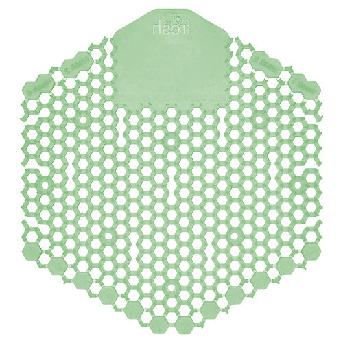 Wave 3d Urinal Deodorizer, Cucumber Melon Scent, Green, 10/box