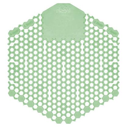 Wave 3d Urinal Deodorizer, Cucumber Melon Scent, Green, 10/box
