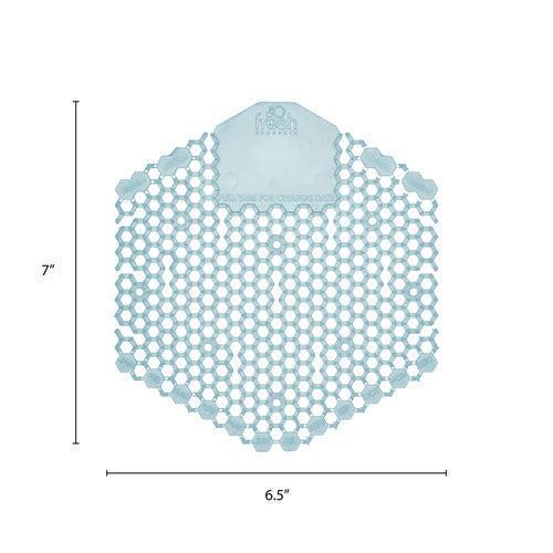 Wave 3d Urinal Deodorizer, Ocean Mist Scent, Blue, 10/box