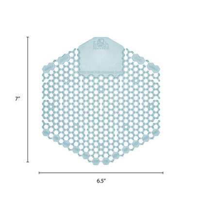 Wave 3d Urinal Deodorizer, Ocean Mist Scent, Blue, 10/box