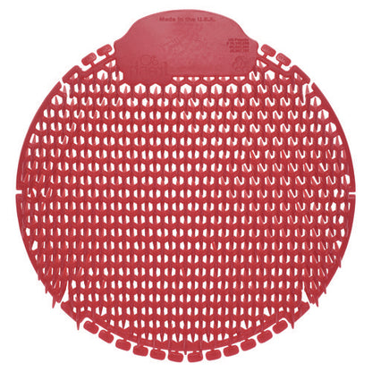 Slant7 With Terminator Urinal Screen, Forest Scent, Red, 5/box