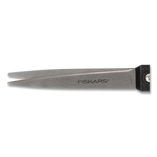 Scissors, 8" Long, Straight Black Handle