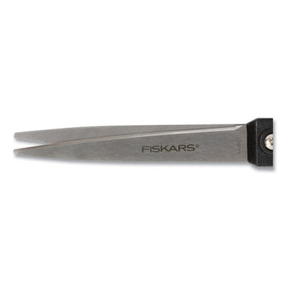 Scissors, 8" Long, Straight Black Handle
