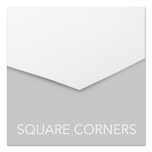 Design View Poly Presentation Covers For Binding Systems, Plastic, Square Corners, 11 X 8.5, Frost, 25/pack