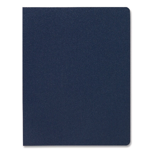 Solids Presentation Covers For Binding Systems, Plastic, Round Corners, 11 X 8.75, Navy, 25/pack