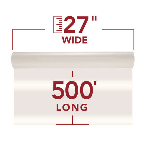 Nap-lam I Roll Film, 1.5 Mil, 27" X 500 Ft, Gloss Clear, 2/box
