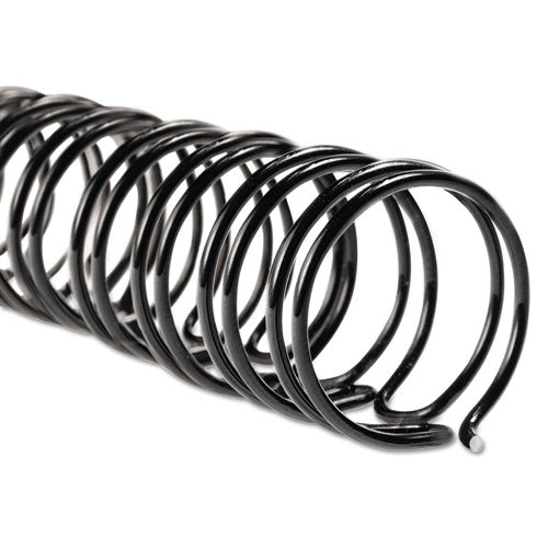 Wirebind Spines For 11 X 8.5 Documents, 32 Rings, 0.38" (85-sheet) Capacity, Black, 100/box