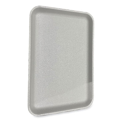 Meat Trays, 13.81 X 9.25 X 0.71, White, Foam, 100/carton