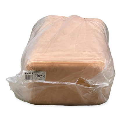 Meat Trays, 13.81 X 9.25 X 2.7, Yellow, Foam, 100/carton