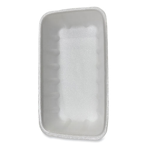 Meat Trays, #10k, 10.75 X 5.95 X 1.87, White, Foam, 250/carton