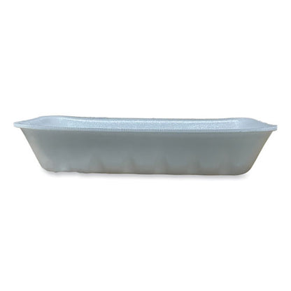 Meat Trays, #10k, 10.75 X 5.95 X 1.87, White, Foam, 250/carton