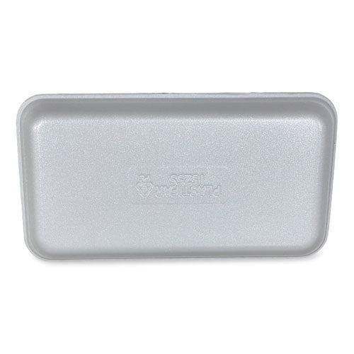 Meat Trays, #1525, 14.5 X 8 X 0.75, White, Foam, 250/carton
