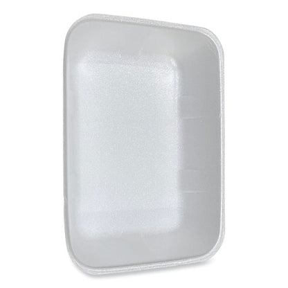 Meat Trays, #20k, 12 X 8.7 X 2.45, White, Foam, 125/carton