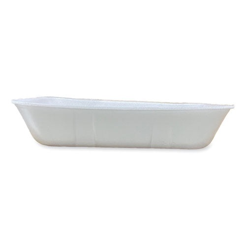Meat Trays, #20k, 12 X 8.7 X 2.45, White, Foam, 125/carton
