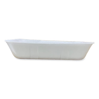 Meat Trays, #20k, 12 X 8.7 X 2.45, White, Foam, 125/carton