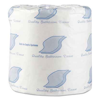 Standard Bath Tissue, Individually Wrapped Rolls, Septic Safe, 1-ply, White, 1,000 Sheets/roll, 96 Rolls/carton