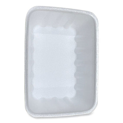 Meat Trays, #42k, 8.75 X 6.32 X 2.25, White, Foam, 252/carton