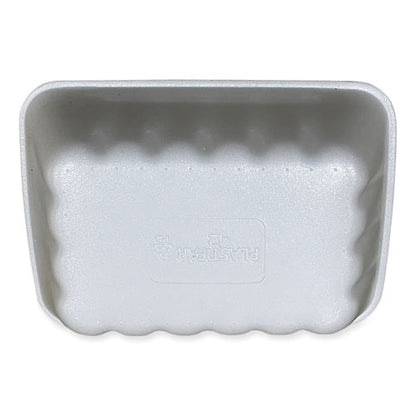 Meat Trays, #42k, 8.75 X 6.32 X 2.25, White, Foam, 252/carton
