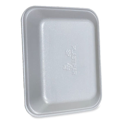 Meat Trays, #8p, 10.8 X 8.82 X 1.5, White, Foam, 200/carton
