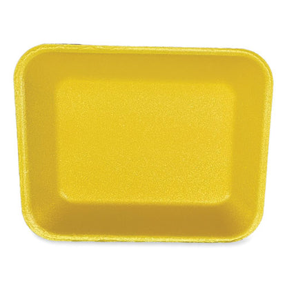 Meat Trays, #8p, 10.8 X 8.82 X 1.5, Yellow, Foam, 200/carton