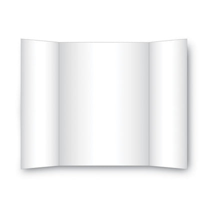 Two Cool Tri-fold Poster Board, 36 X 48, Black/white, 6/carton